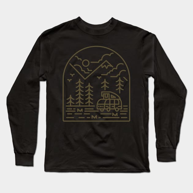 Into the Mountain Long Sleeve T-Shirt by quilimo